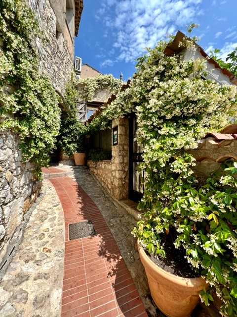 Narrow path in Èze, France