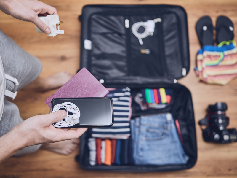 Packing for a trip to improve your in-flight experience