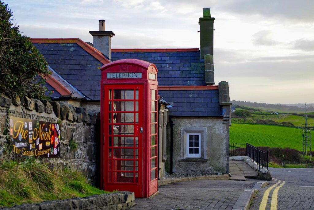 Phone booth in Ireland