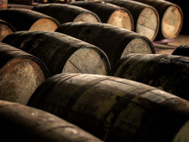 Rum barrels 