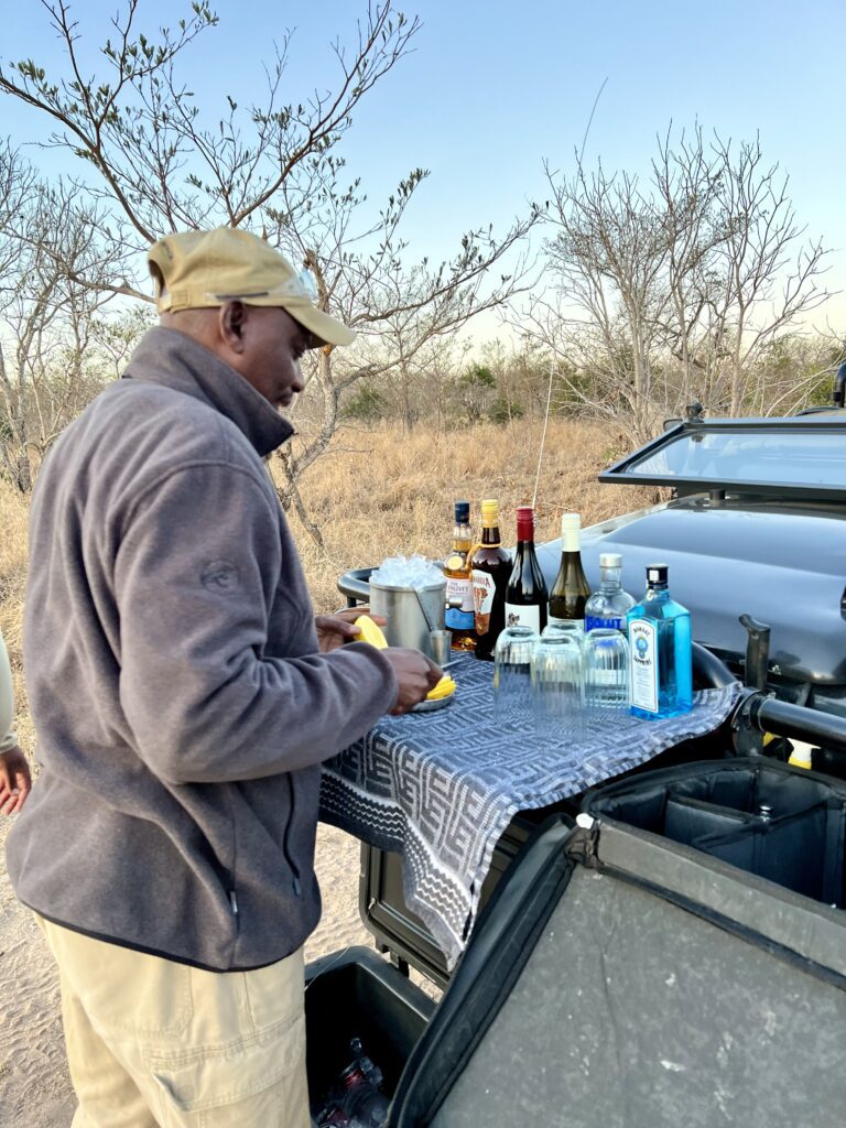 Sundowner at Dulini River Lodge